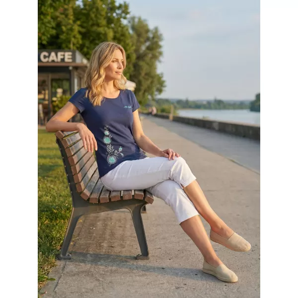  Damen-T-Shirt ALTISPORT ALW055122 MITTERNACHTSBLAU 