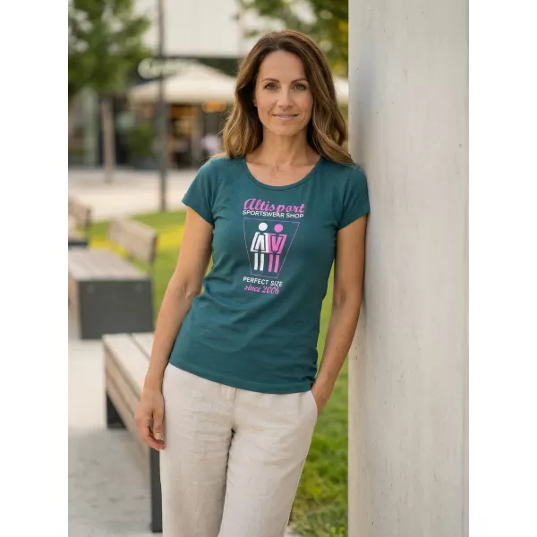  Damen-T-Shirt ALTISPORT ALW049122 KEROSIN 