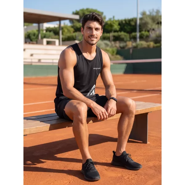  Herren-Tanktop ALTISPORT ALM013142 SCHWARZ 