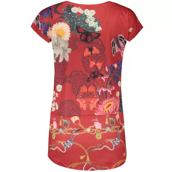 Damen-T-Shirt KIXMI LAILA ROT 