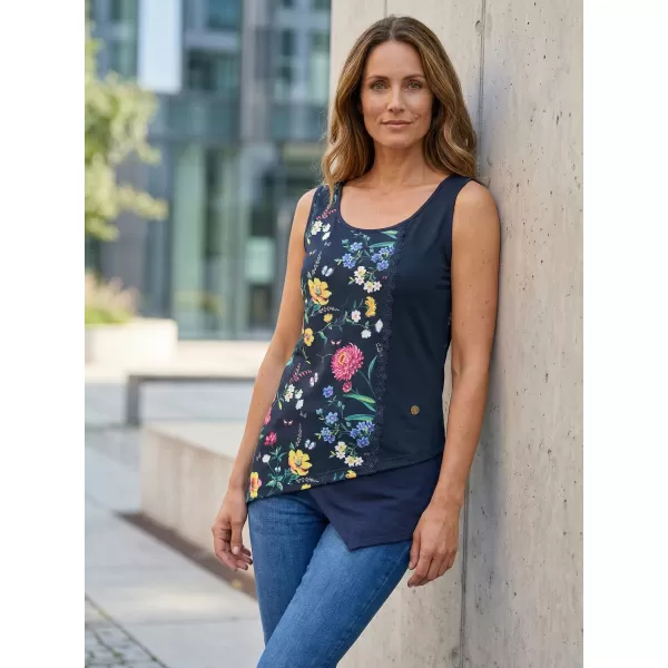  Damen-Tanktop KIXMI LAURA DUNKELBLAU 