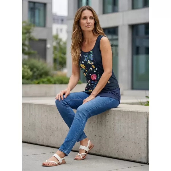  Damen-Tanktop KIXMI LAURA DUNKELBLAU 