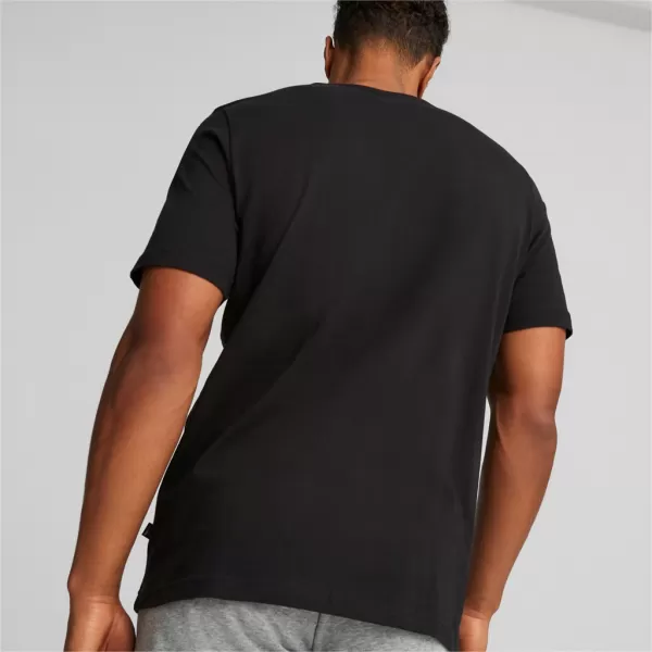  Herren-T-Shirt PUMA ESS LOGO TEE PUMA SCHWARZ 
