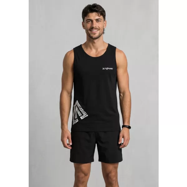  Herren-Tanktop ALTISPORT ALM013142 SCHWARZ 