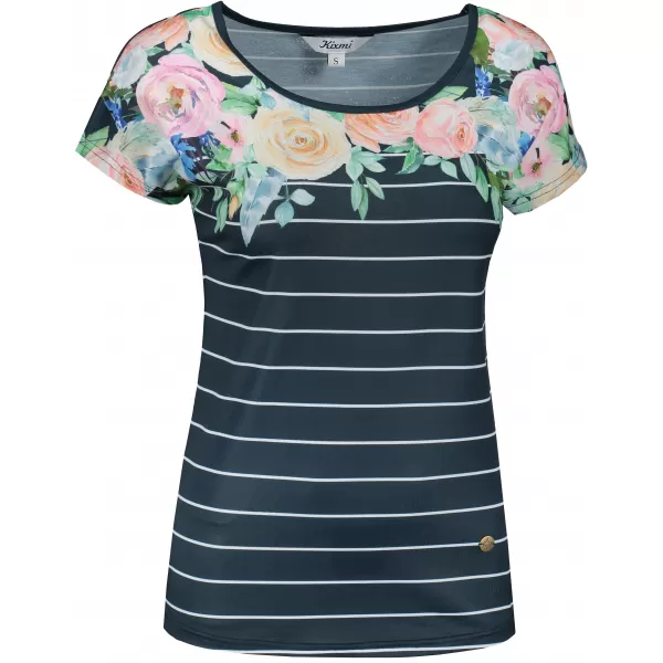  Damen-T-Shirt KIXMI LOREN DUNKELBLAU 