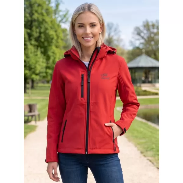  Softshelljacke für Damen ALTISPORT ALW056521 ROT 