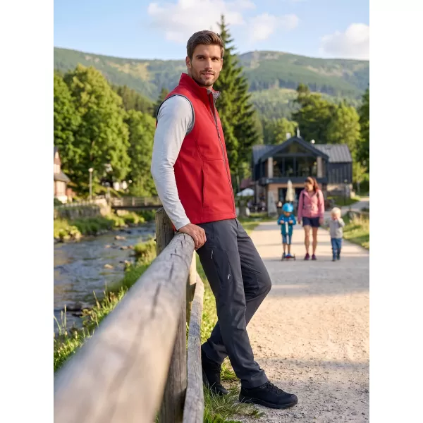  Herren-Softshellweste ALTISPORT ALM006517 ROT 
