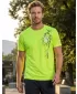 Pánské funkční triko ALTISPORT CARRYOVER ALM027124 NEON YELLOW