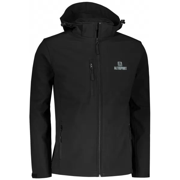 Herren-Softshelljacke ALTISPORT ALM006522 SCHWARZ 