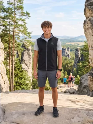 Herren-Softshellweste ALTISPORT ALM006517 SCHWARZ
