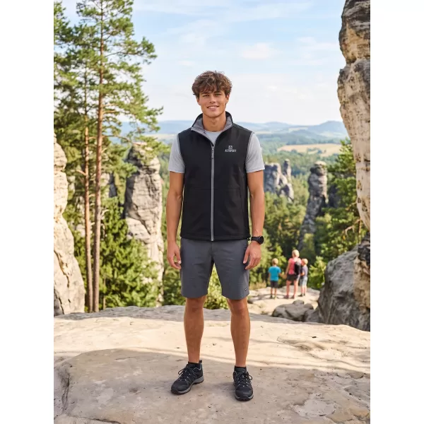  Herren-Softshellweste ALTISPORT ALM006517 SCHWARZ 