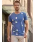 Herren-T-Shirt KIXMI LARRY BLAU