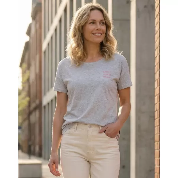  Frauen t -Shirt mit kurzen Ärmeln SAM 73 SIAN WT 820 GRAU 