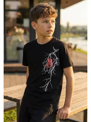 Kinder-T-Shirt ALTISPORT ALK027138 SCHWARZ