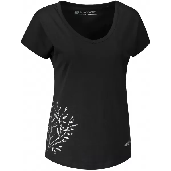  Damen-T-Shirt ALTISPORT ECYLA LTST767 SCHWARZ 