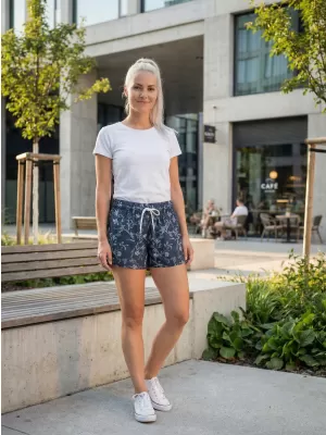 Damen-Shorts ALTISPORT BARBA LPAT512 DUNKELBLAU