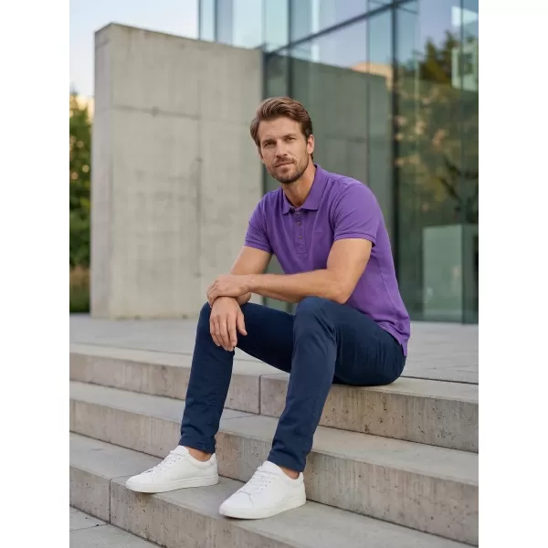  Herren-T-Shirt KIXMI LOUIS LILA 