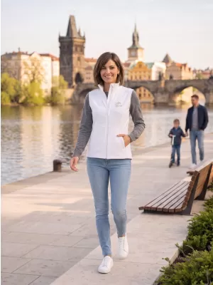 Softshellweste für Damen ALTISPORT ALW056516 WEIß