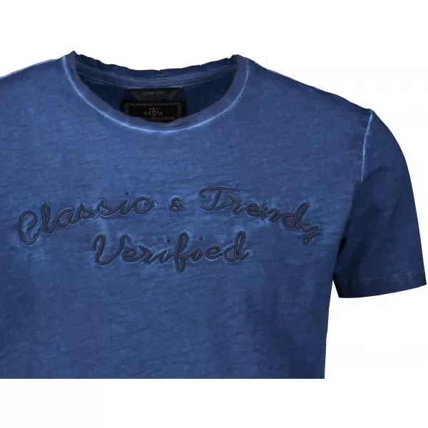  Herren-T-Shirt KIXMI LINBERG DUNKELBLAU 