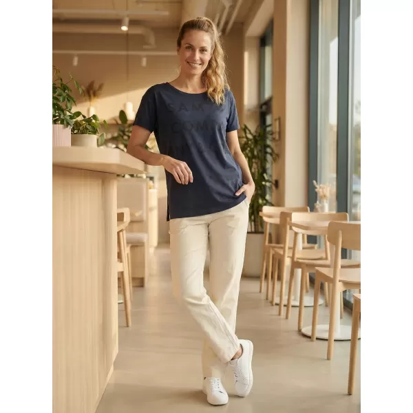  Frauen t -Shirt mit kurzen Ärmeln SAM 73 NINA WT 818 DUNKELBLAU 