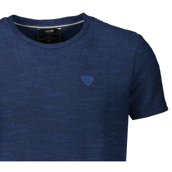  Herren-T-Shirt KIXMI LOGAN DUNKELBLAU 