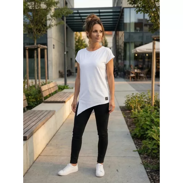  Frauen t -Shirt mit kurzen Ärmeln SAM 73 MOLLY WT 817 WEIß 