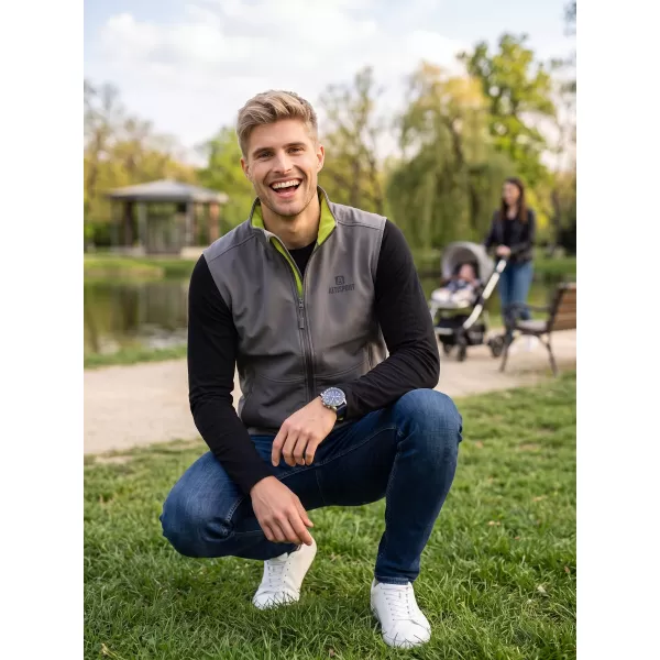  Herren-Softshellweste ALTISPORT ALM006517 STAHLGRAU 