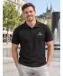 Herren-Funktions-T-Shirt mit Kragen ALTISPORT ALM006217 SCHWARZ