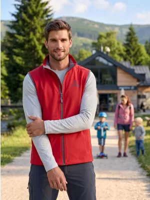 Herren-Softshellweste ALTISPORT ALM006517 ROT