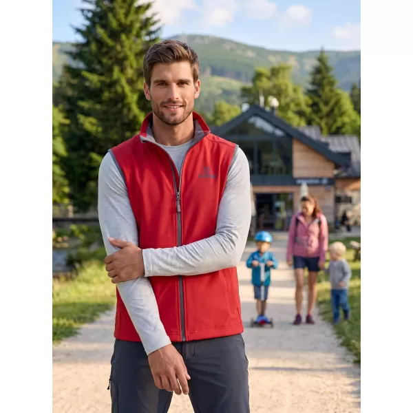  Herren-Softshellweste ALTISPORT ALM006517 ROT 