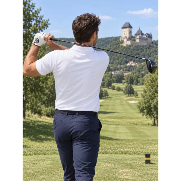  Herren-Funktions-T-Shirt mit Kragen ALTISPORT ALM006217 WEIß 