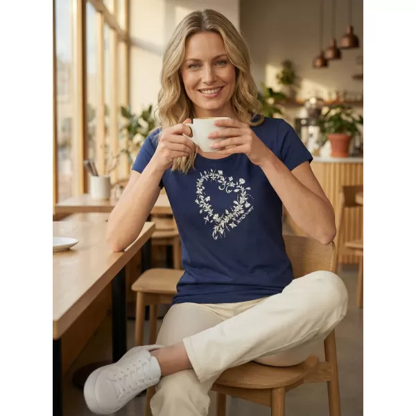  Damen-T-Shirt ALTISPORT ALW058122 MITTERNACHTSBLAU 