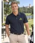 Herren-Funktions-T-Shirt mit Kragen ALTISPORT ALM006217 NAVY BLAU