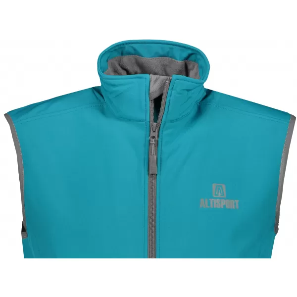  Herren-Softshellweste ALTISPORT ALM006517 DUNKLES TÜRKIS 