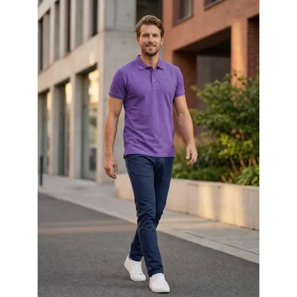  Herren-T-Shirt KIXMI LOUIS LILA 
