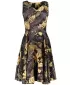 Kleid NUMOCO A114-13 SCHWARZ -GOLD