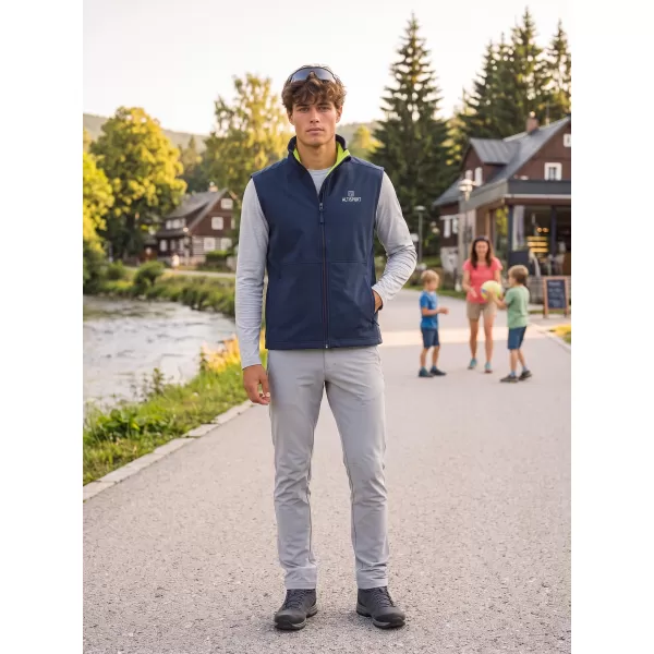  Herren-Softshellweste ALTISPORT ALM006517 NAVY BLAU 