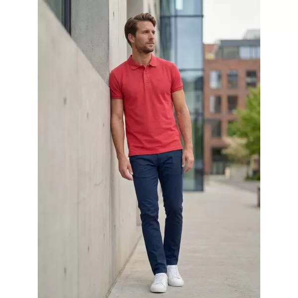  Herren-T-Shirt KIXMI LOUIS ROT 