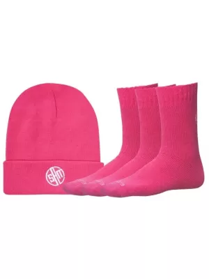 Damenmütze + 3x Socken SAM 73 WABASH BOXW ROSA