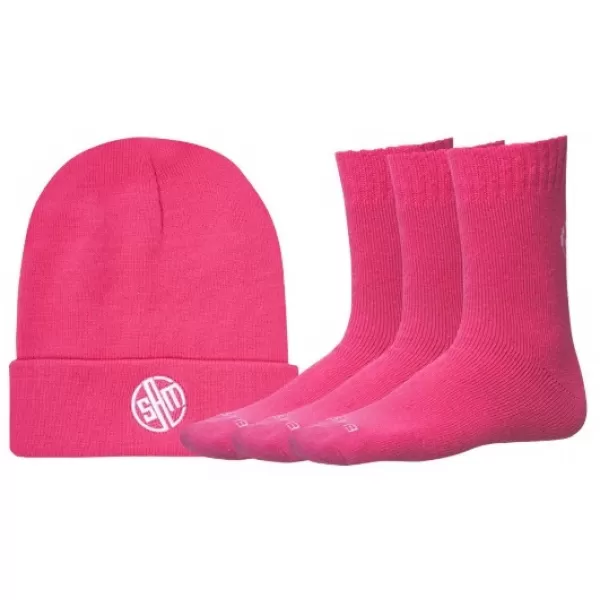  Damenmütze + 3x Socken SAM 73 WABASH BOXW ROSA 