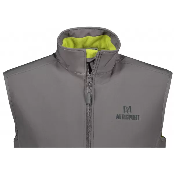  Herren-Softshellweste ALTISPORT ALM006517 STAHLGRAU 
