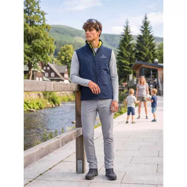  Herren-Softshellweste ALTISPORT ALM006517 NAVY BLAU 
