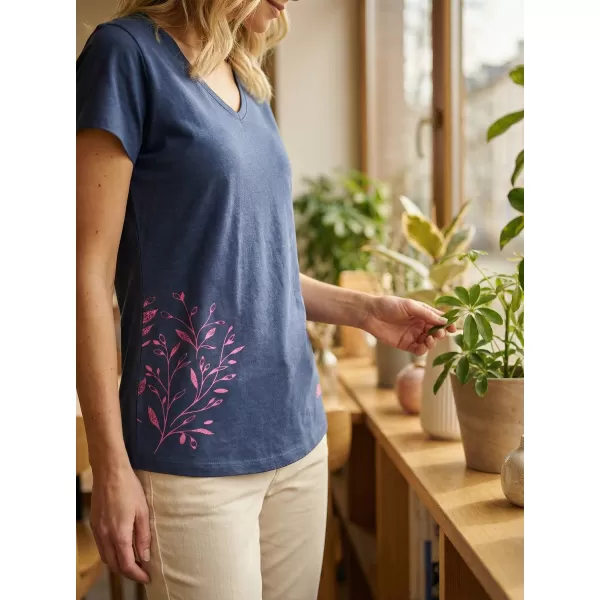  Damen-T-Shirt ALTISPORT ECYLA LTST767 DUNKELBLAU 
