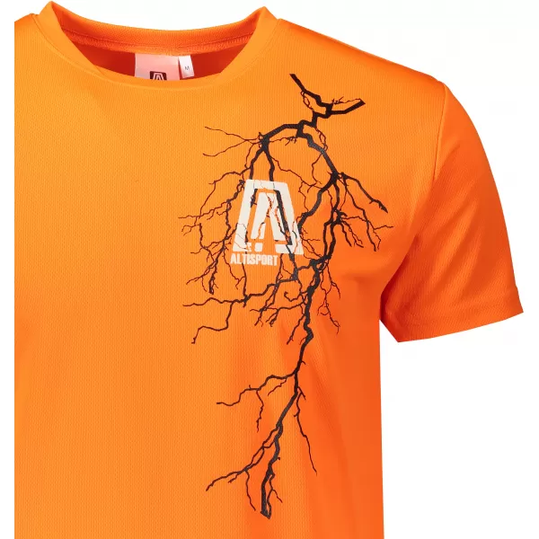  Pánské funkční triko ALTISPORT CARRYOVER ALM027124 NEON ORANGE 