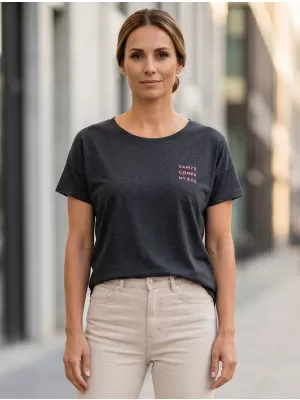 Frauen t -Shirt mit kurzen Ärmeln SAM 73 SIAN WT 820 SCHWARZ