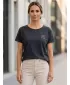 Frauen t -Shirt mit kurzen Ärmeln SAM 73 SIAN WT 820 SCHWARZ