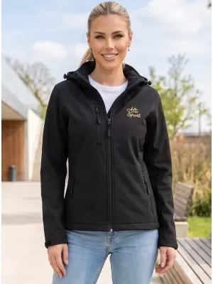 Softshelljacke für Damen ALTISPORT ALW056521 SCHWARZ