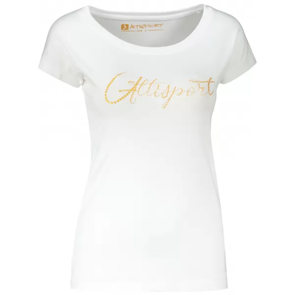  Damen-T-Shirt ALTISPORT CIANNA LTST771 WEIß 