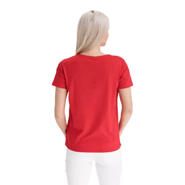  Frauen t -Shirt mit kurzen Ärmeln SAM 73 SIAN WT 820 ROT 