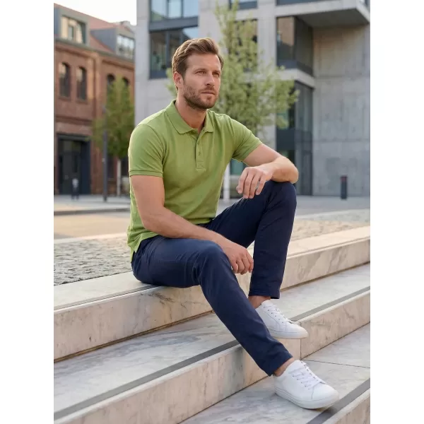 Herren-T-Shirt KIXMI LOUIS GRÜN 